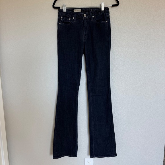 Ag Adriano Goldschmied Denim - AG Adriano Goldschmied Mid-Rise Angel Bootcut Jeans Dark Wash 26R Chic Denim
